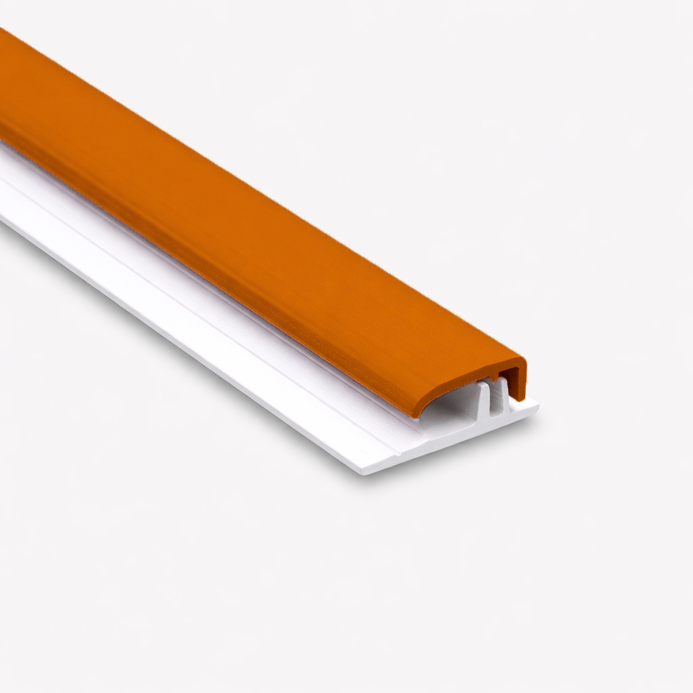 Orange Gloss Hygienic Wall Cladding 2-Part Capping 3.05m image